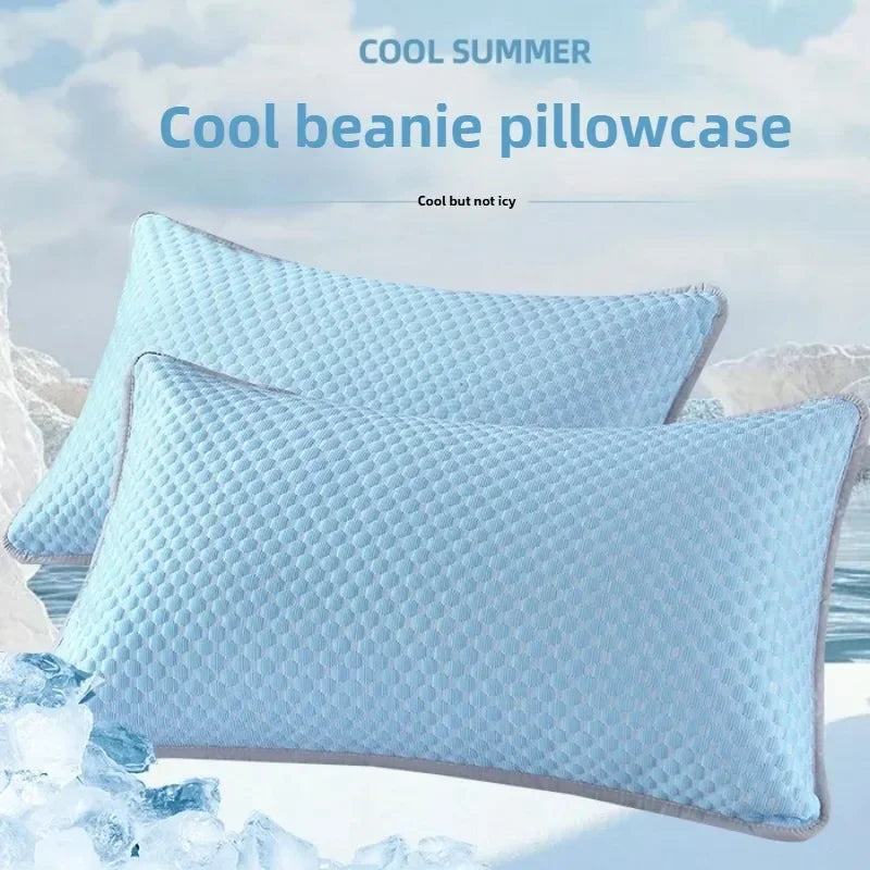 Cool-Touch Pillowcase — Ice-Cool Fabric for Hot Sleepers