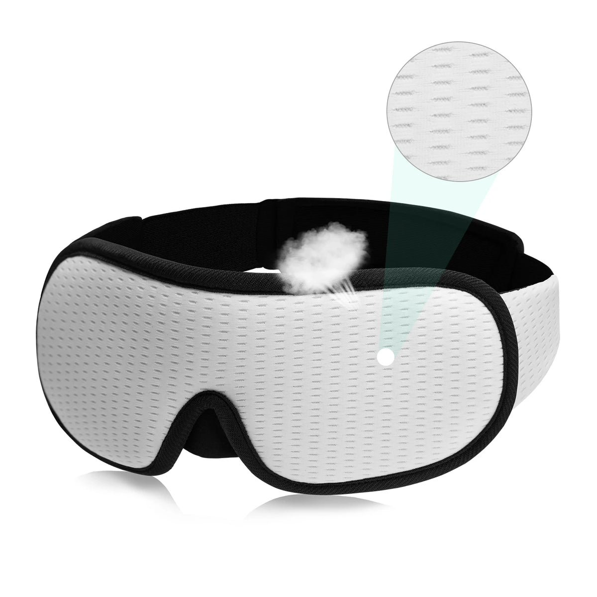 3D Cooling Sleep Mask — Ventilated Blackout for Hot Sleepers