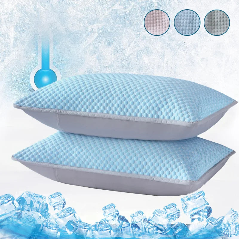Cool-Touch Pillowcase — Ice-Cool Fabric for Hot Sleepers